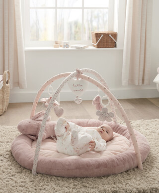 Welcome to the World 3 Piece Bunny Playmat Bundle - Pink